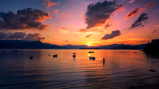 Flickr photo: Sunset & beach