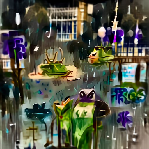 Aleph2Image Delta v2 - Frogs In The Rain