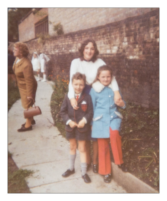 My first communion, 50 years ago, St Joseph's infant school, Leyton, East London, England.