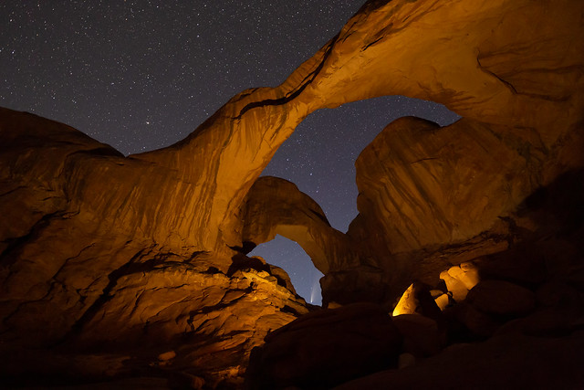 Night at Double Arch