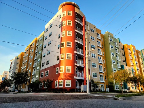 The Northeast Corner by mykmcgrane, 1102 Ray Charles Boulevard
The northeast corner of the Tempo Building, part of a housing district o
