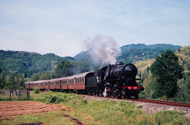 Franco Costi steam on the Garfagnana railway