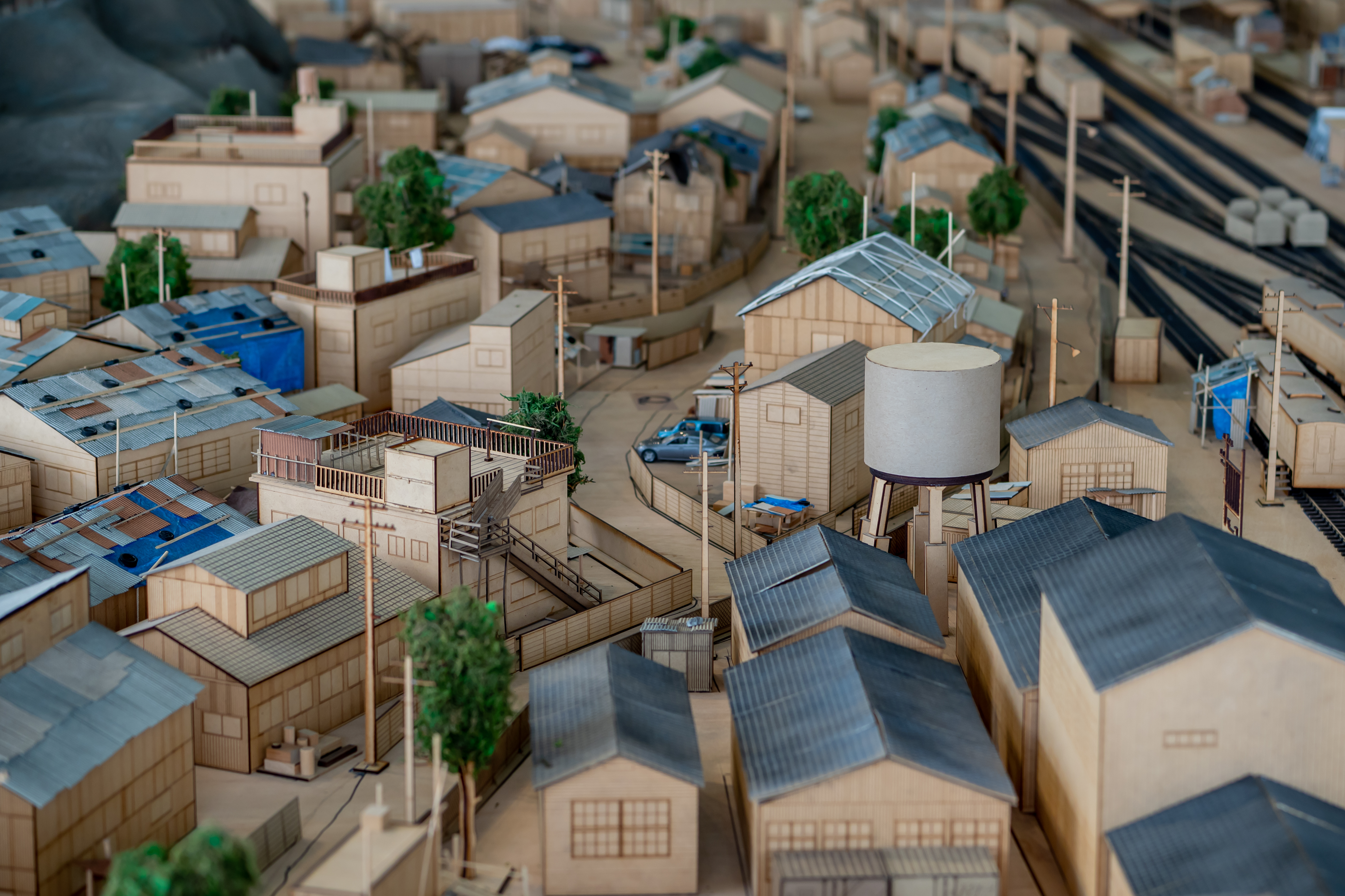 シン・エヴァンゲリオン制作に使われた「第3村」模型が公開中の 