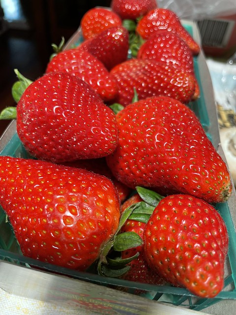 Huge strawberries