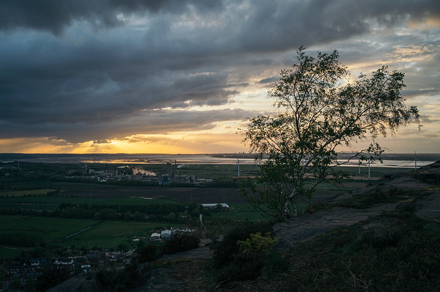 Helsby Hill Sunset