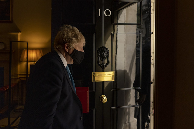 Prime Minsiter Boris Johnson leaves for Queens Speech
