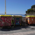 Parga - colourful bins