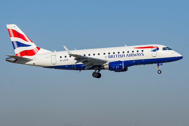 British Airways / ERJ170 / G-LCYF / LFPO