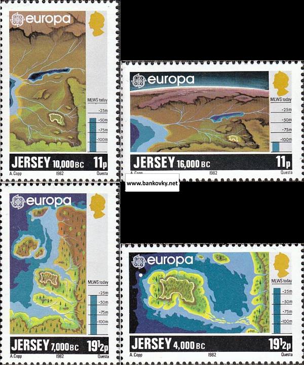 Známky Jersey 1982 Udalosti