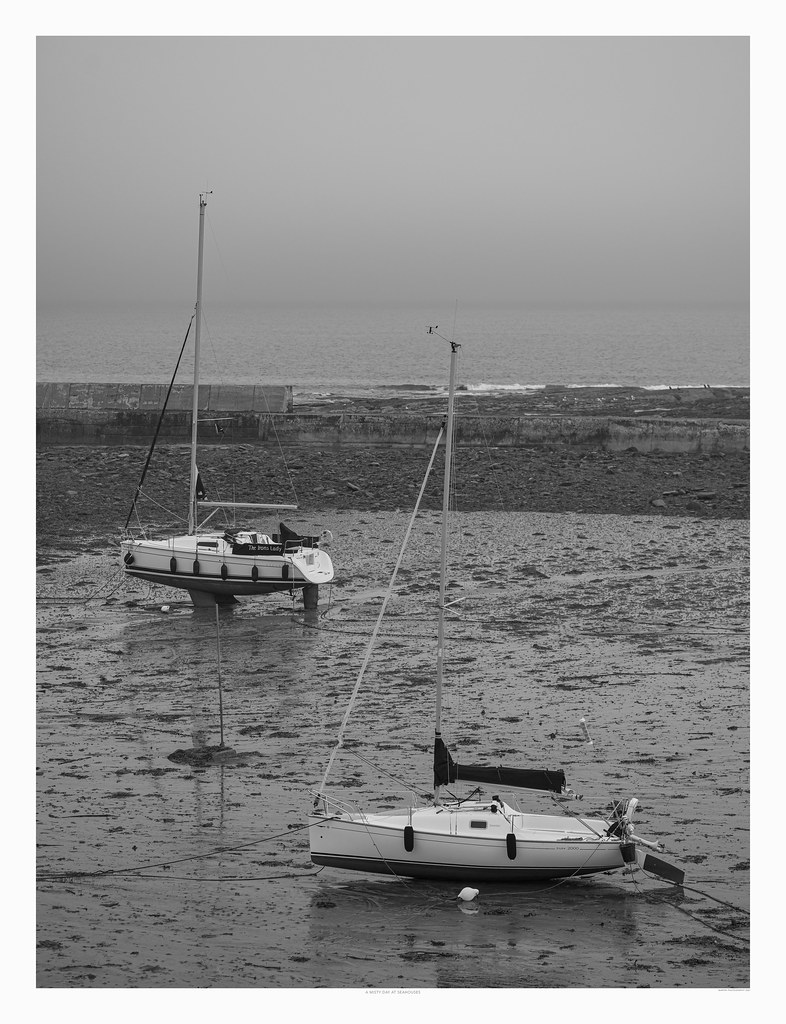 A Misty Day at Seahouses