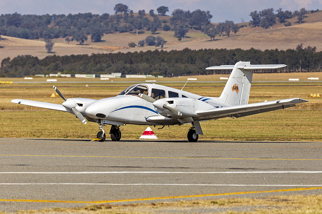 Australian Airline Pilot Academy (VH-VDA) Piper PA-44-180 Seminole at Wagga Wagga Airport (1)