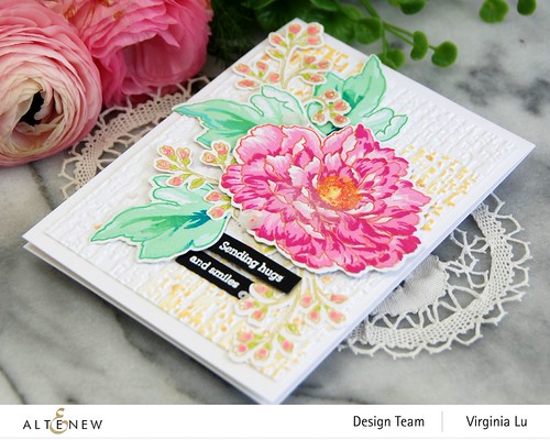 Altenew-BAF Tree Peony-Organic Linen 3D Embossing Folder-002