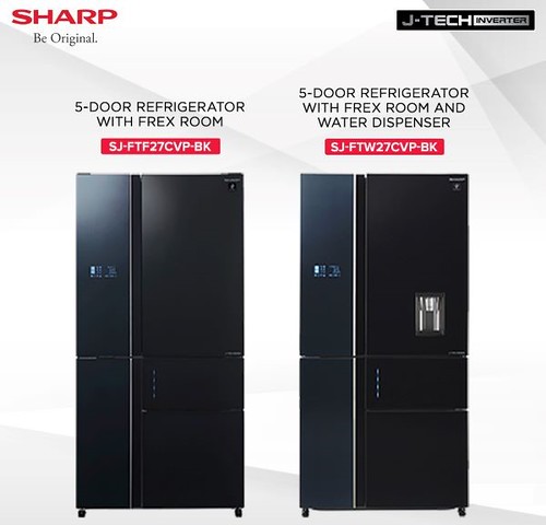 Sharp-5-Door-Refrigerator-with-Flex-Room-and-water-dispenser