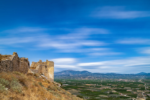 nikon d850 long exposure travel photography larissa castle argos peloponnese view clouds sky greece