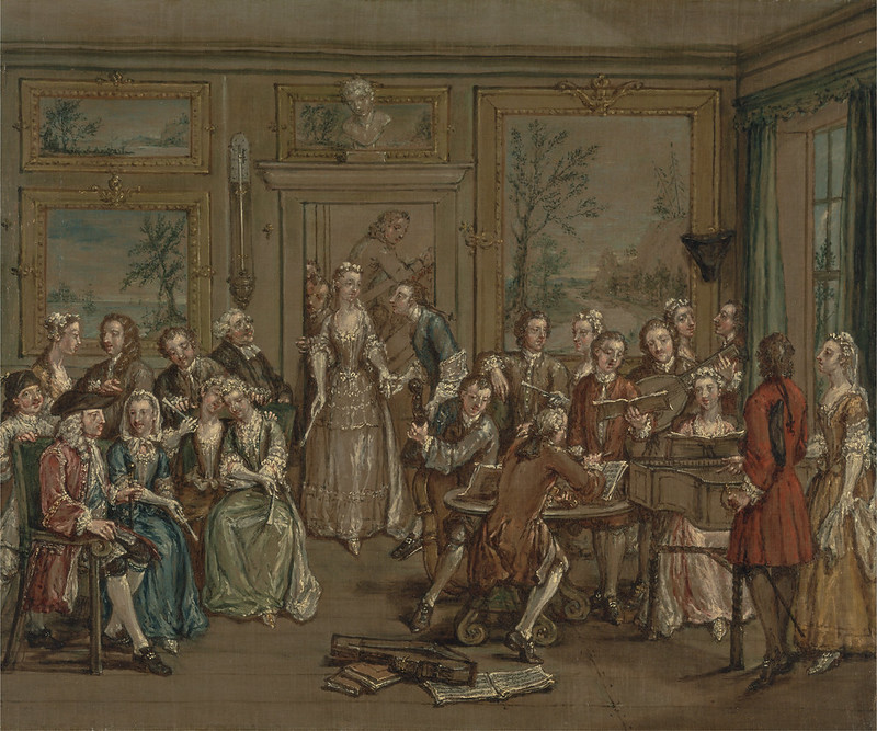 Marcellus Laroon II (1679-1772) - Musical Conversation (c.1760)