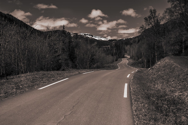 Gjøystdalvegen, Telemark, Norway