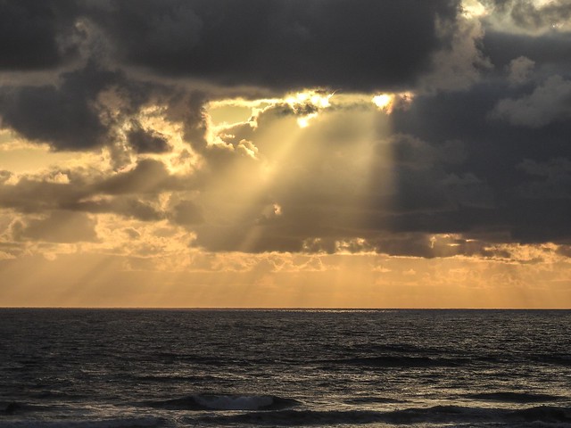Cannon Beach Sunset God Rays