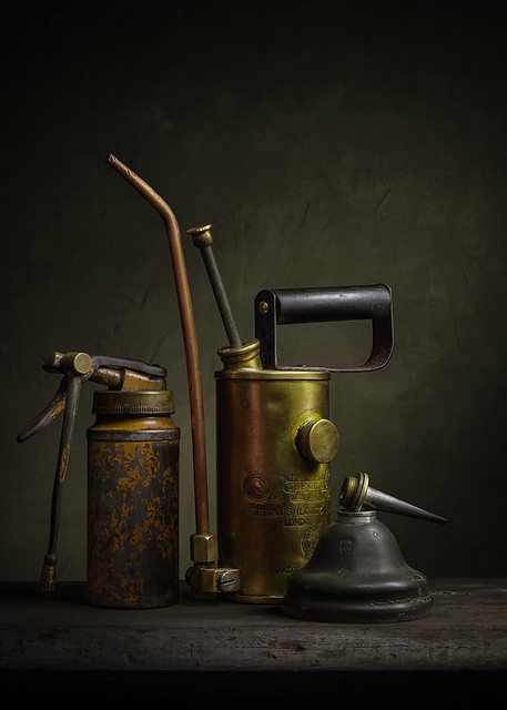 Still-life with Oilcans
