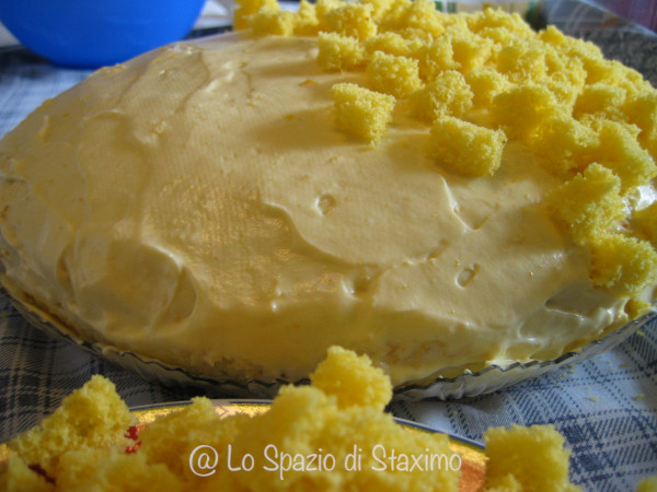 Torta Mimosa: Copertura