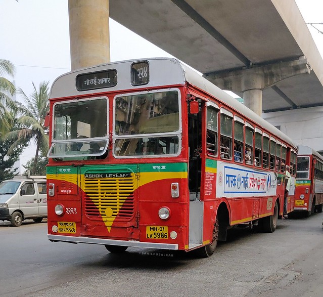 Ashok Leland BS-3 CNG Bus.