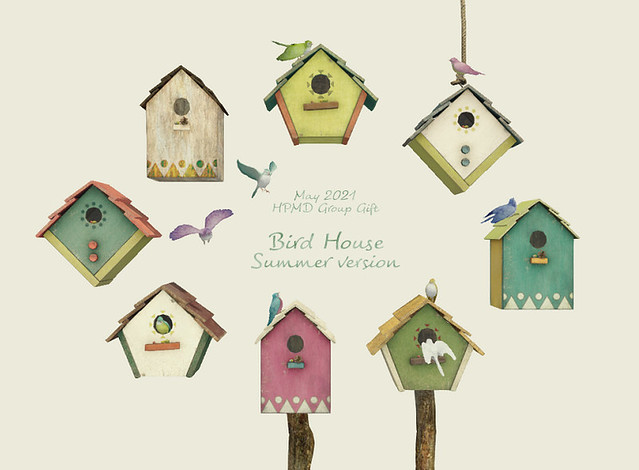 [Group Gift] HPMD Bird House -Summer version-