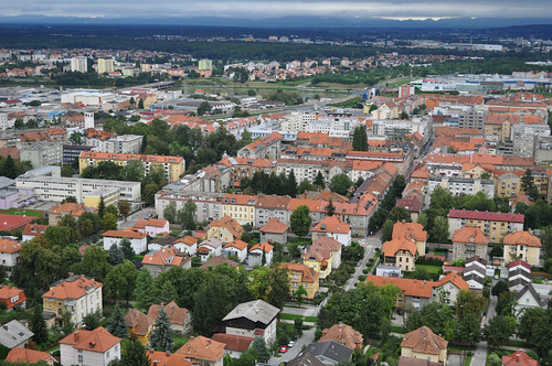 maribor slovenia slovenija europe easterneurope aerial view panorama landscape urbannature clouds cloudy storm stormy city cityscape urban town townscape skyline houses buildings trees colorful green blue orange scenic scenery beautiful tourism vacations holiday travel traveldestination traveling nikond90