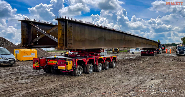 45.5m long girders delivered to M11 J7A upgrade scheme!