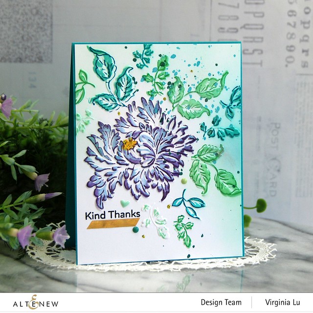 05252021-Majestic Bouquet Stamp & Die Bundle-Majestic Bloom 3D Embossing Folder