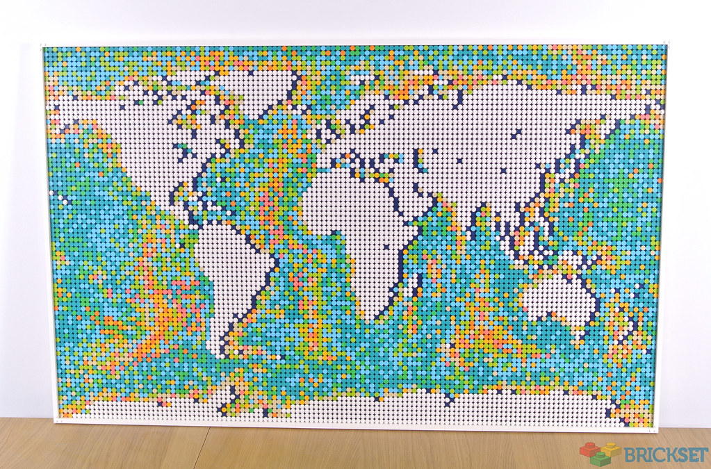 Review LEGO Art 31203 World Map - HelloBricks