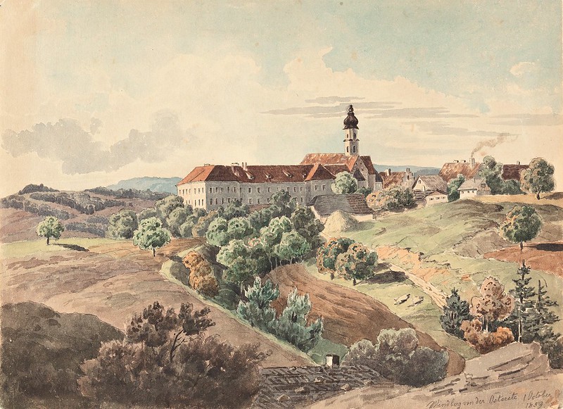 Wilhelm Scheuchzer (1803-1866) - Kloster Windberg bei Boden an der Donau