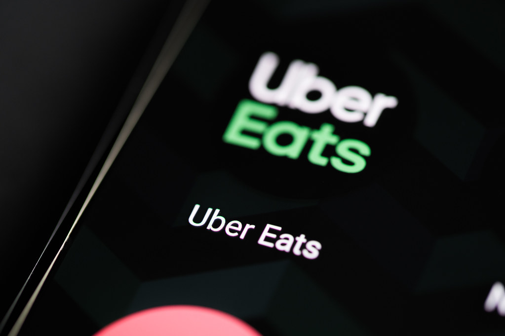 Uber Eats-appikon på smartphoneskärmen | Ivan Radic | Flickr