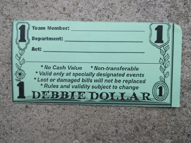 Debbie Dollar! Reverse!