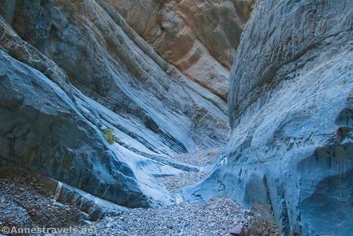 In the slot of Upper Fall Canyon, Death Valley National Park, California