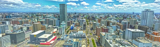 Panoramic Sapporo, May 2018