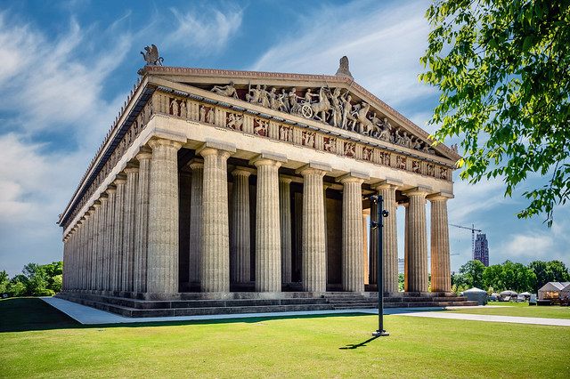 The Parthenon in Centennial Park Nashville, Tennessee