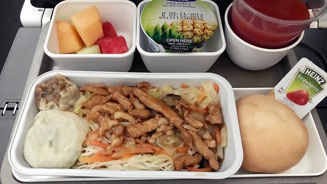 Economy Class In-flight Meal - Cathay Pacific