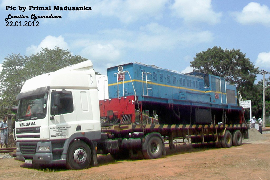 N2 732 on bed at Oyamaduwa in 22.01.2012