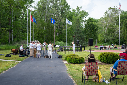 RSO Sunset Series: Brass Concert by WayNet.org, at Wayne County Veterans Memorial Park in Richmond, Indiana.waynetorg wayne county rso indiana veter