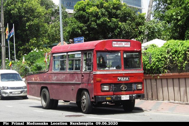 61-5519 Negombo Depot Tata - LP 909/36  D type Break down Vehicle (Bus converted as a Break down vehicle) at Narahenpita in 09.06.2020
