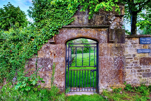 The old vicarage gate