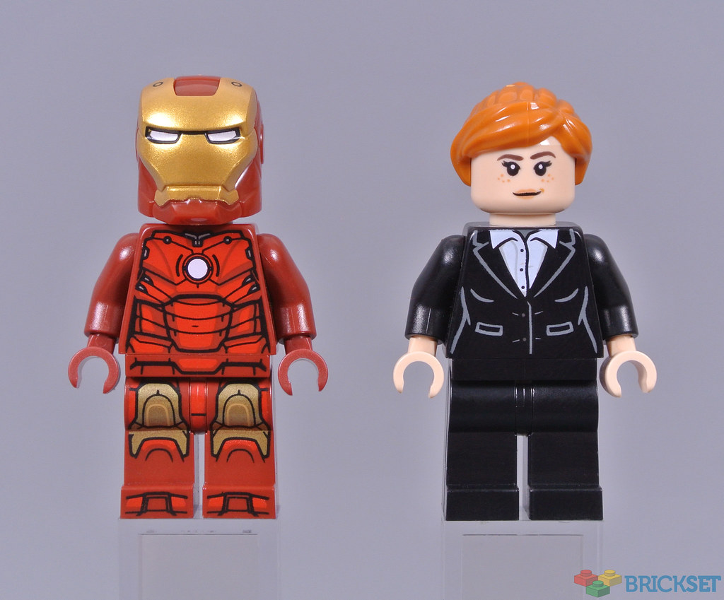 Lego Marvel Super Heroes Iron Man Mark 3 Rüstung Minifigur 76190 mit Helm 