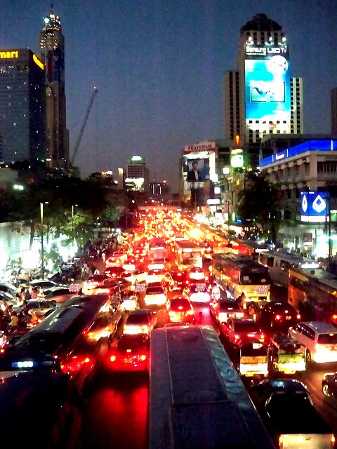 On the road, Bangkok, Thailand