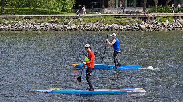 SUPs' (Stand Up Paddleboards) in Stockholm