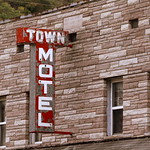 Town Motel - Sneedville, TN This motel is located along Main St. (TN33) across from the Hancock County Courthouse.  However, I think the motel is now closed as the first floor is now a clothing store.