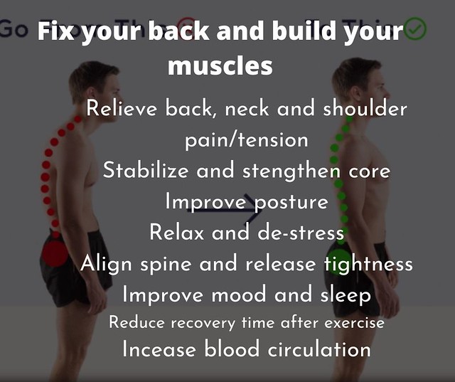 Relieve back, neck and shoulder pain