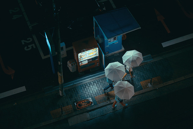 Three Umbrellas