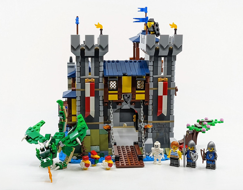 LEGO Creator 3 in 1 Medieval Castle & Dragon Toy Set 31120