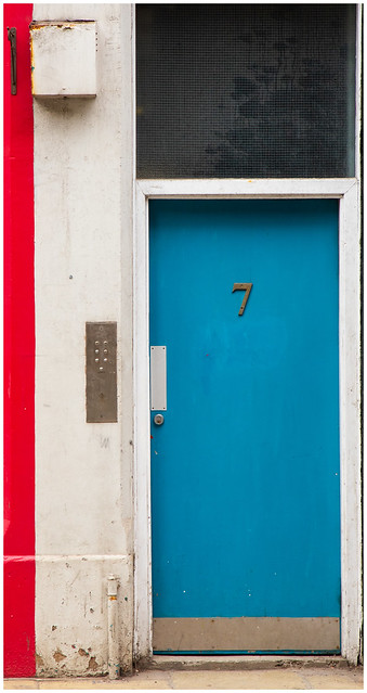 Red, White and Blue  - Door - 7, Edinburgh