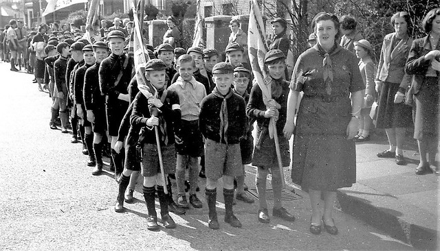 Cubs parade 1950's