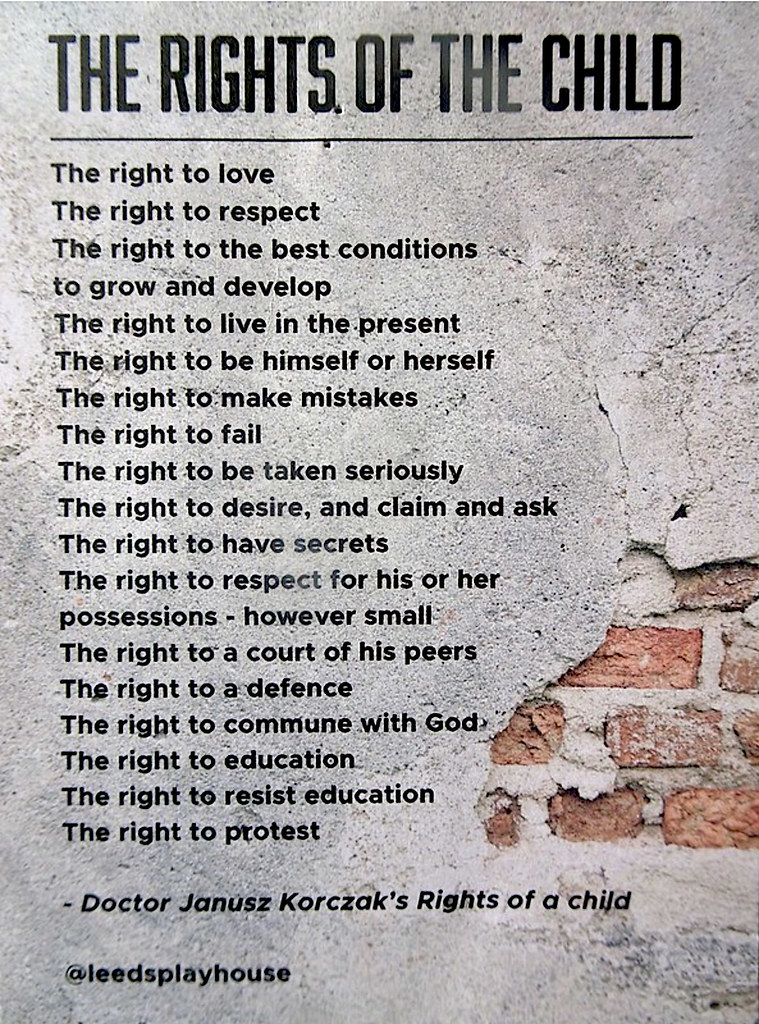 Dr. Janusz Korczak's - The Rights Of The Child